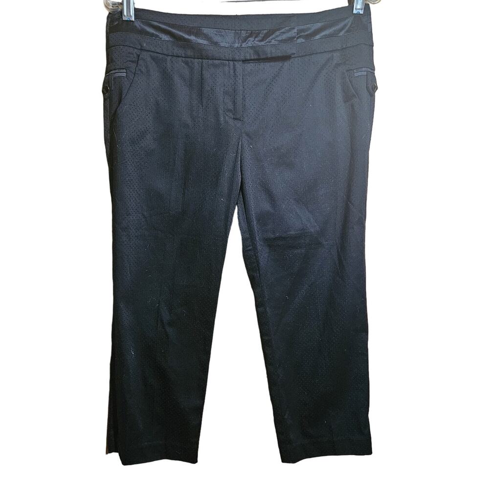 Black Cropped Dress Pants Size 8 New with Tags